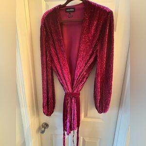 Retrofete dress is the perfect NYE party dress. Fuscia size L